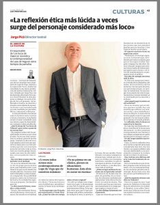 Entrevista sobre la puesta en escena de Los locos de Valencia